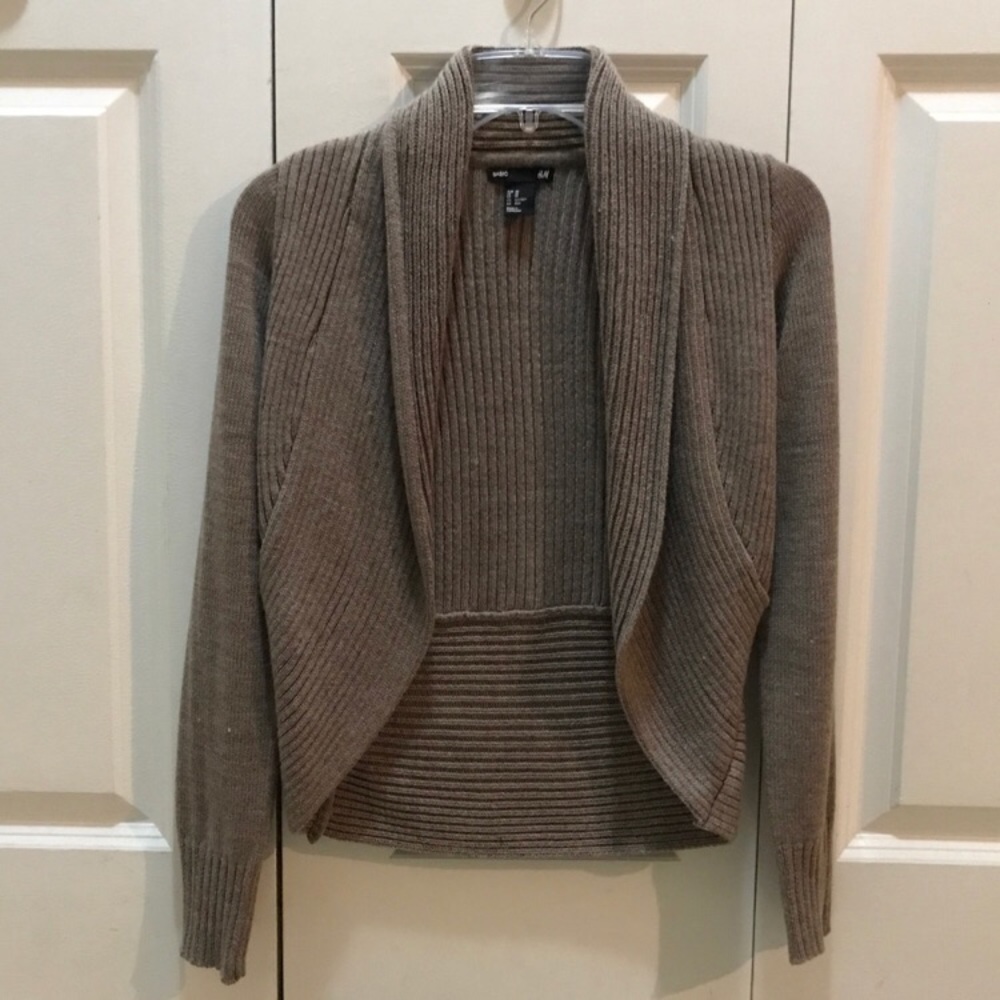 Brown cardigan